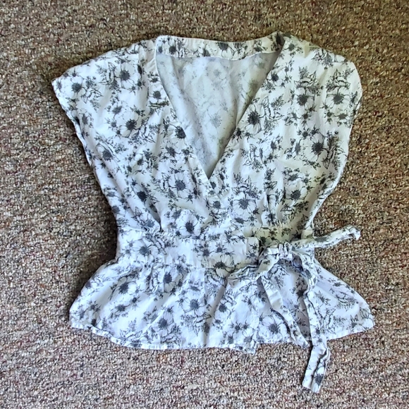 Tops - 🧡Homemade wrap shirt